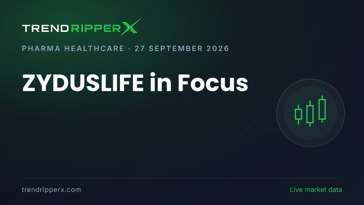 ZYDUSLIFE in Focus: Zydus Lifesciences Share Price Hit 52-Week High, Up 1.96% on Rising Newsflow