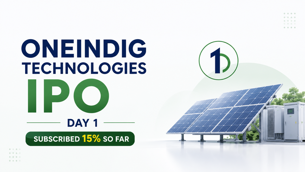 Oneindig Technologies IPO Day 1: Issue Subscribed 15%; Check GMP, Subscription Status & Key Details