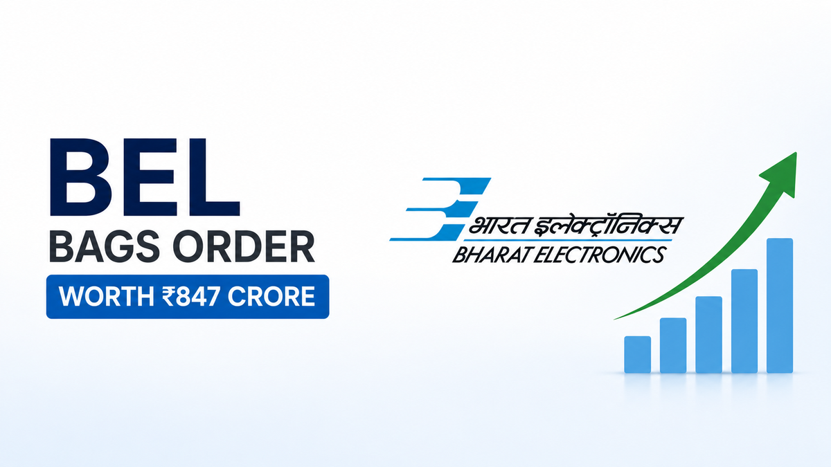 Bharat Electronics Shares in Focus After ₹847 Crore Defence Order; Q1 Order Book Crosses ₹72,000 Crore