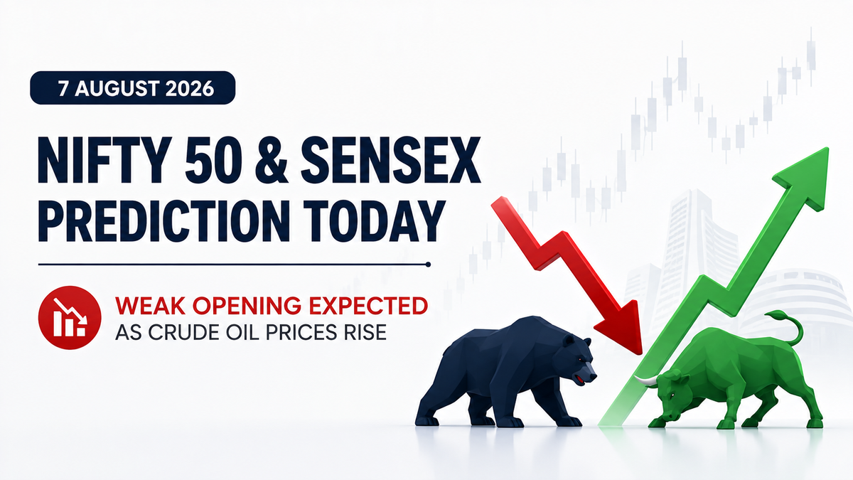 Nifty 50, Sensex Prediction Today: Weak Opening Expected as Crude Oil Prices Rise