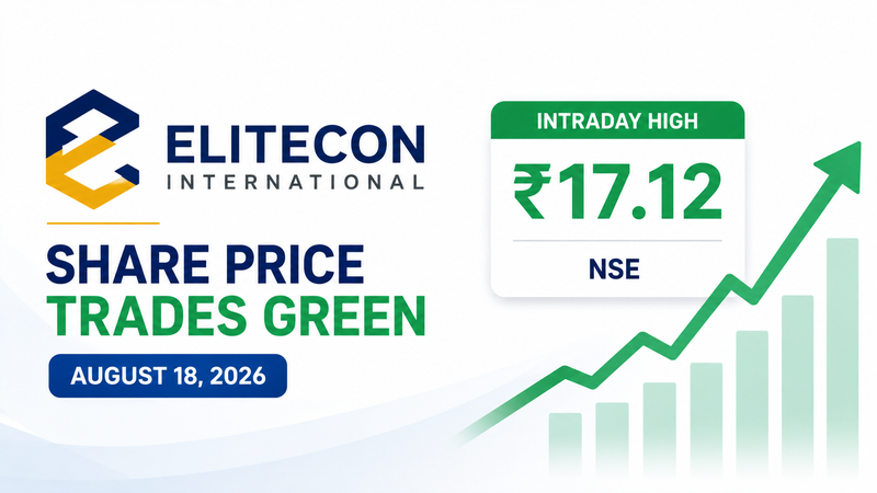 Elitecon International Share Price: Stock Trades Green Despite Weak Market Trends