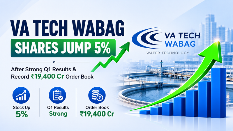 VA Tech Wabag Share Price: Stock Gains 5% After Strong Q1 Results and Record ₹19,400 Crore Order Book