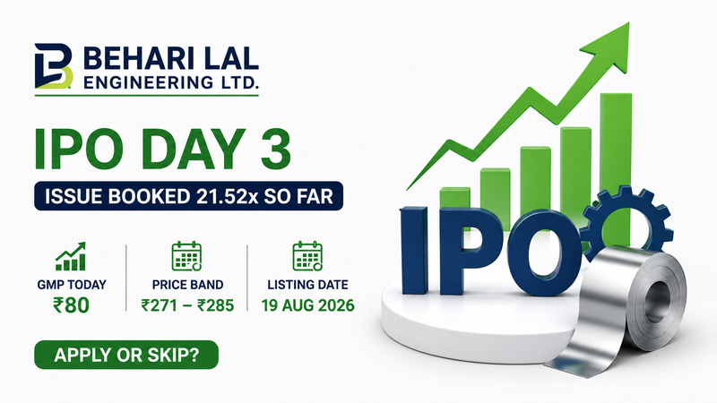 Behari Lal Engineering IPO Day 3: Subscription, GMP, Key Dates and IPO Details