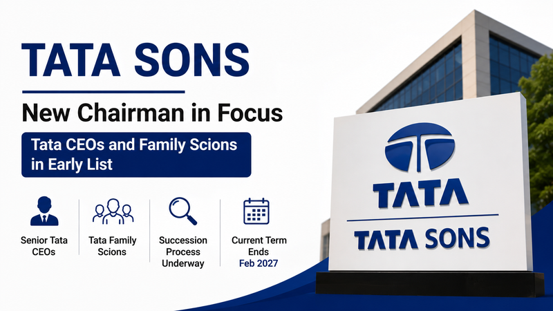 Tata Sons Chairman Succession: Tata Steel, Tata Power CEOs and Family Scions Emerge in Early List