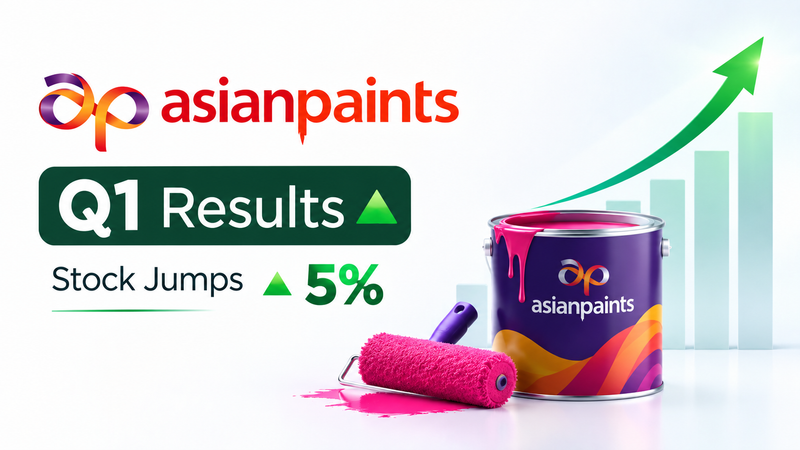 Asian Paints Q1 Results: Stock Jumps 5% After Earnings Beat, Revenue Rises 18%