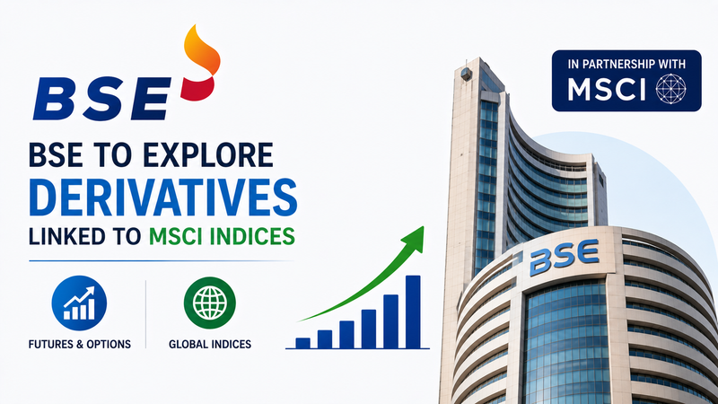 BSE Explores MSCI-Linked Derivatives: New Initiative Could Expand Index-Based Trading in India