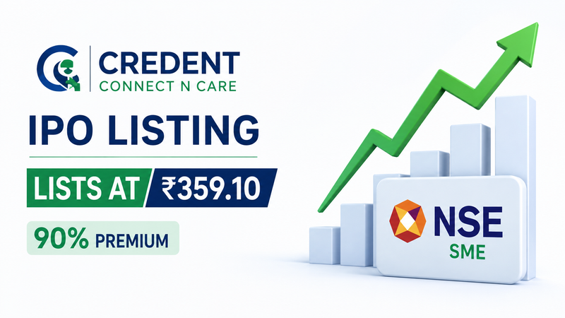 Credent Connect N Care IPO Listing: Shares Debut 90% Higher on NSE SME, Hit Upper Circuit